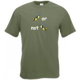 Vicces! Two bees or not two bees, méhecske - mintás férfi rövid ujjú póló