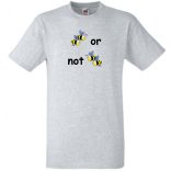 Vicces! Two bees or not two bees, méhecske - mintás férfi rövid ujjú póló