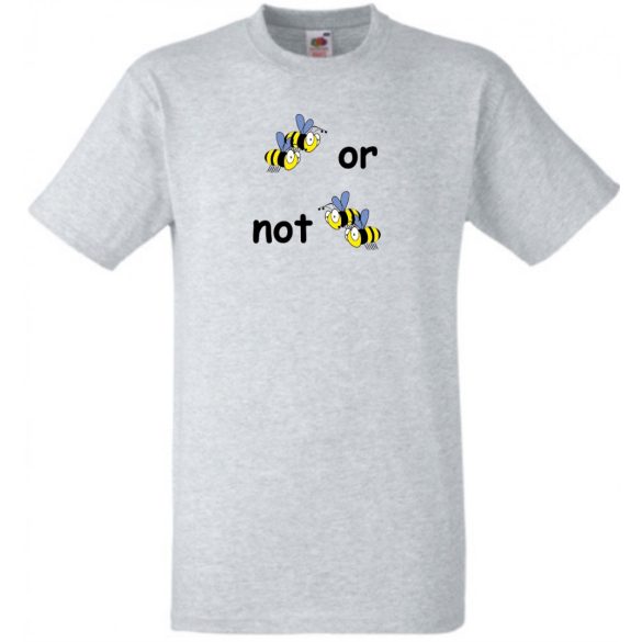Vicces! Two bees or not two bees, méhecske - mintás férfi rövid ujjú póló