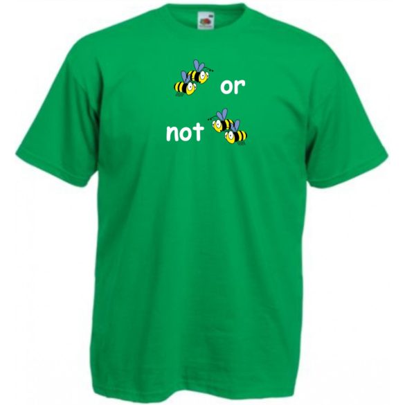 Vicces! Two bees or not two bees, méhecske - mintás férfi rövid ujjú póló