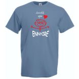 Szeretlek apa - ennyire, gyermekrajz stilizált férfi rövid ujjú póló