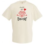 Szeretlek apa - ennyire, gyermekrajz stilizált férfi rövid ujjú póló