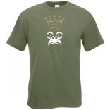 King Monkey, majom , király, cool férfi rövid ujjú póló