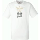 King Monkey, majom , király, cool férfi rövid ujjú póló