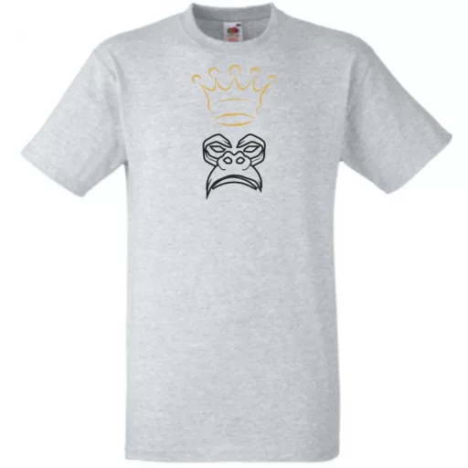 King Monkey, majom , király, cool férfi rövid ujjú póló