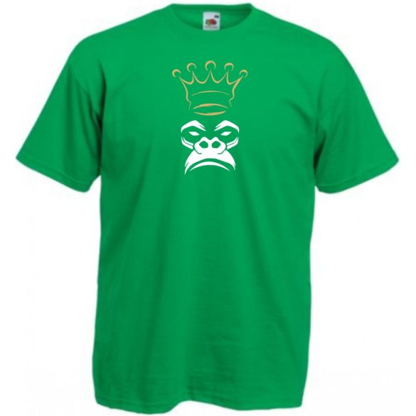 King Monkey, majom , király, cool férfi rövid ujjú póló