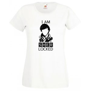 I am Sher Locked, Sherlock női rövid ujjú póló