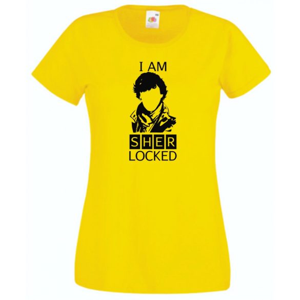 I am Sher Locked, Sherlock női rövid ujjú póló