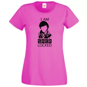 I am Sher Locked, Sherlock női rövid ujjú póló