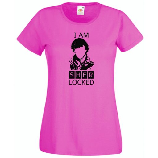 I am Sher Locked, Sherlock női rövid ujjú póló