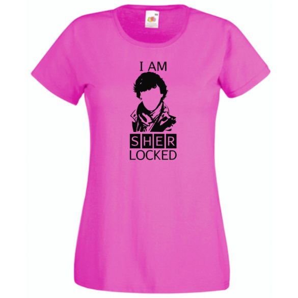 I am Sher Locked, Sherlock női rövid ujjú póló