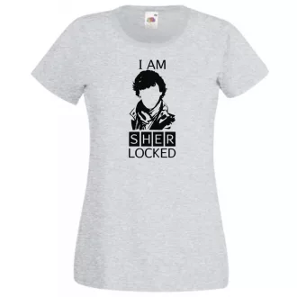 I am Sher Locked, Sherlock női rövid ujjú póló