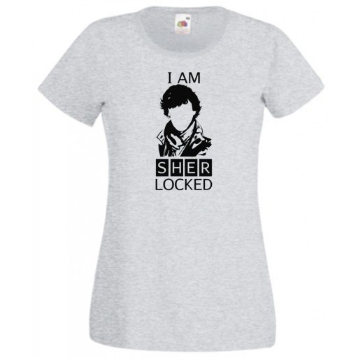 I am Sher Locked, Sherlock női rövid ujjú póló