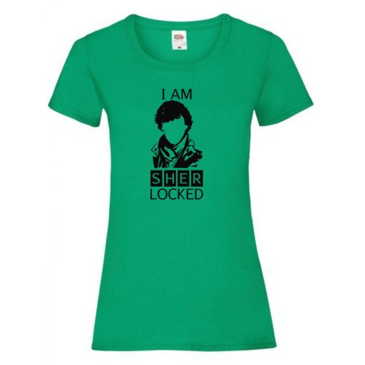 I am Sher Locked, Sherlock női rövid ujjú póló