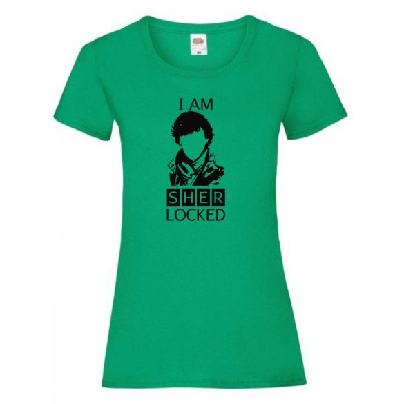 I am Sher Locked, Sherlock női rövid ujjú póló
