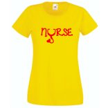 Nővér, nővérke, nurse, ápolónő női rövid ujjú póló