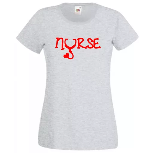 Nővér, nővérke, nurse, ápolónő női rövid ujjú póló
