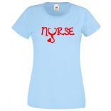 Nővér, nővérke, nurse, ápolónő női rövid ujjú póló