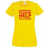 Somebody please help, Kérem valaki segítsen... W.Graham, Hannibal női rövid ujjú póló