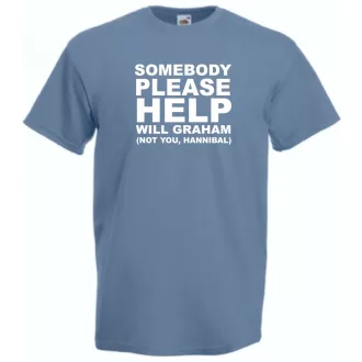  Valaki kérem segítsen, Somebody please help - Hannibal férfi rövid ujjú póló
