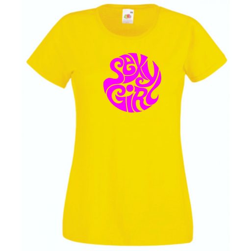 Sexy girl, szexi csaj női rövid ujjú póló