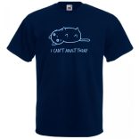 Humoros, I can't adult today férfi rövid ujjú póló