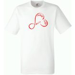 Made with love, szeretettel készítve férfi rövid ujjú póló