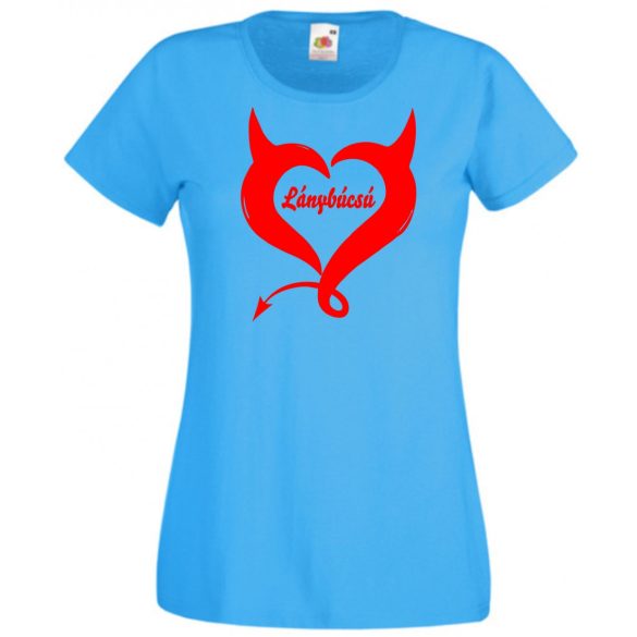 Ördögien jó lánybúcsú női rövid ujjú póló