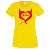 Ördögien jó lánybúcsú női rövid ujjú póló