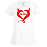 Ördögien jó lánybúcsú női rövid ujjú póló