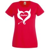 Ördögien jó lánybúcsú női rövid ujjú póló