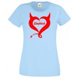 Ördögien jó lánybúcsú női rövid ujjú póló