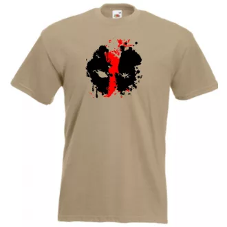 Wade Wilson álarca férfi rövid ujjú póló