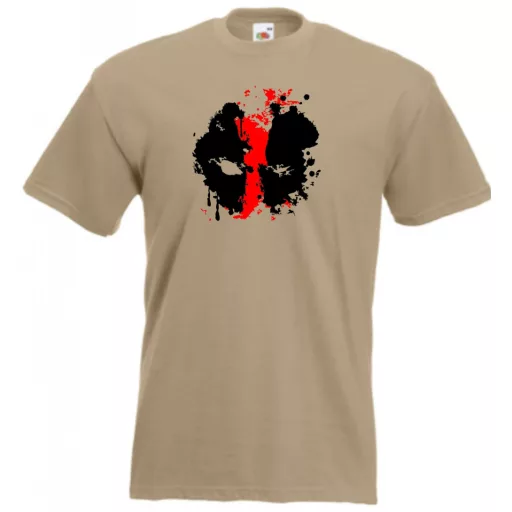 Wade Wilson álarca férfi rövid ujjú póló