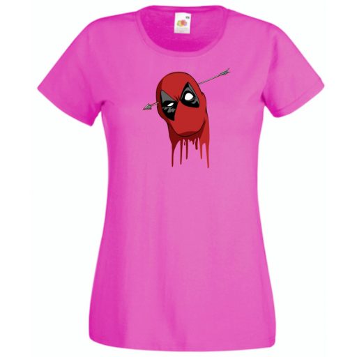 Fején talált... DeadPool női rövid ujjú póló