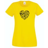 Konyhatündéreknek, főzni szerető hölgyeknek, love kitchen női rövid ujjú póló