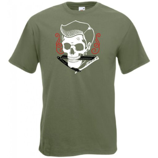 Fodrász, borbély vagyok mindhalálig férfi rövid ujjú póló