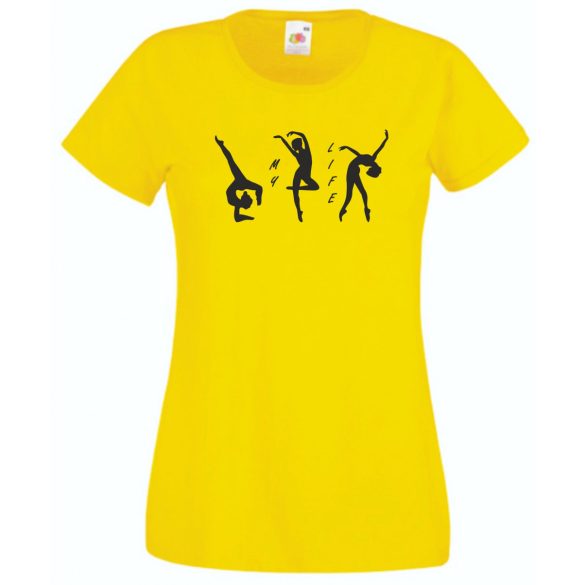 Balett, balett táncosok, életstílus női rövid ujjú póló