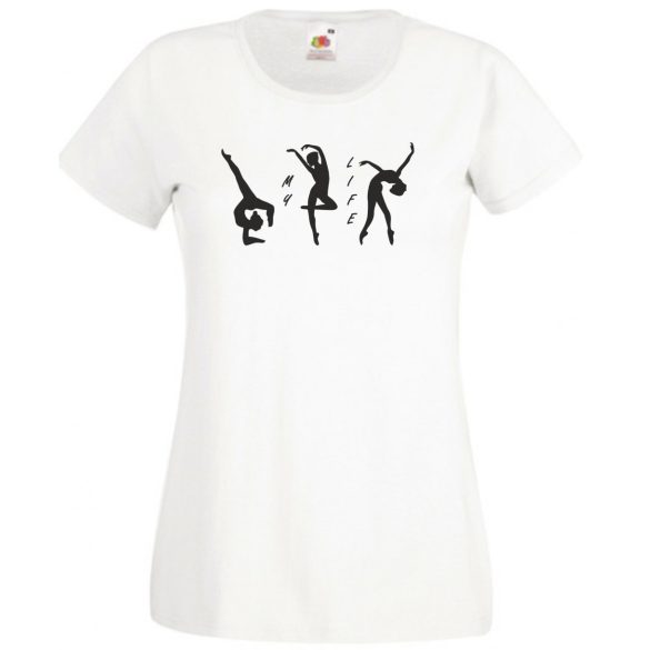 Balett, balett táncosok, életstílus női rövid ujjú póló
