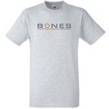 Bones, csontok felirat férfi rövid ujjú póló