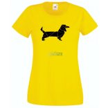 Tacskó minimal, tacsi csillagkép női rövid ujjú póló