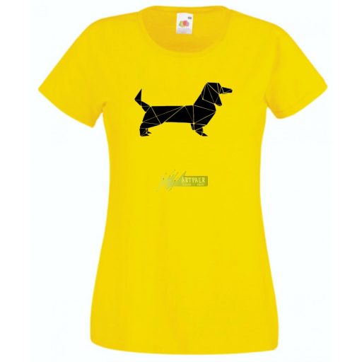 Tacskó minimal, tacsi csillagkép női rövid ujjú póló