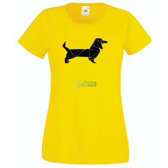 Tacskó minimal, tacsi csillagkép női rövid ujjú póló