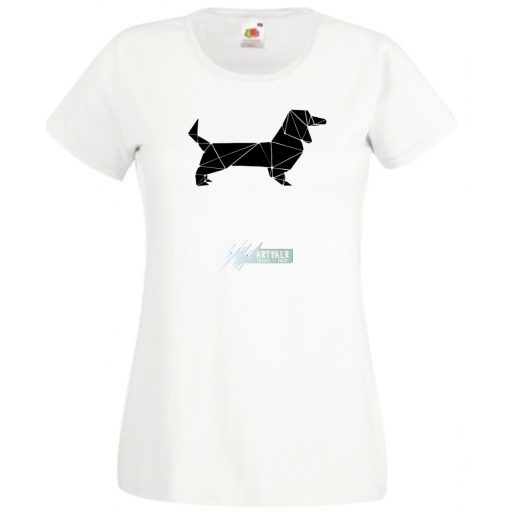 Tacskó minimal, tacsi csillagkép női rövid ujjú póló