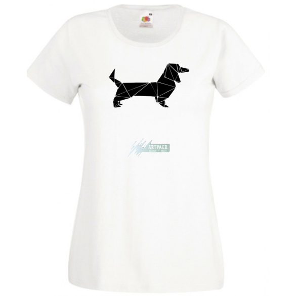 Tacskó minimal, tacsi csillagkép női rövid ujjú póló