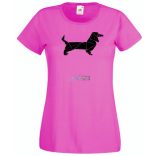 Tacskó minimal, tacsi csillagkép női rövid ujjú póló