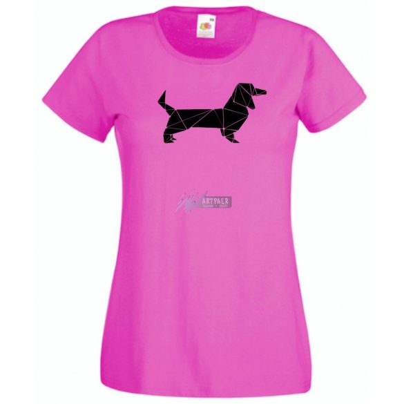 Tacskó minimal, tacsi csillagkép női rövid ujjú póló