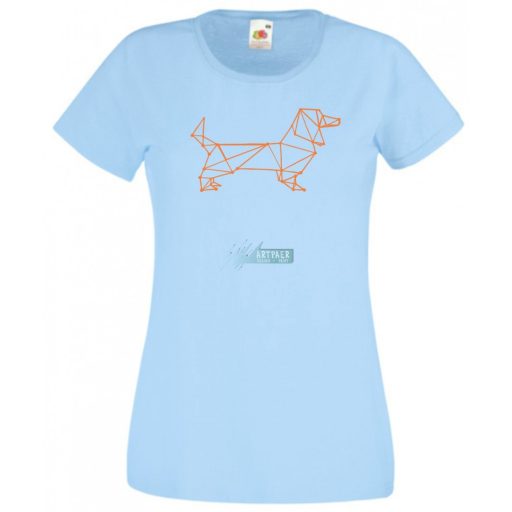 Tacskó minimal, tacsi csillagkép női rövid ujjú póló