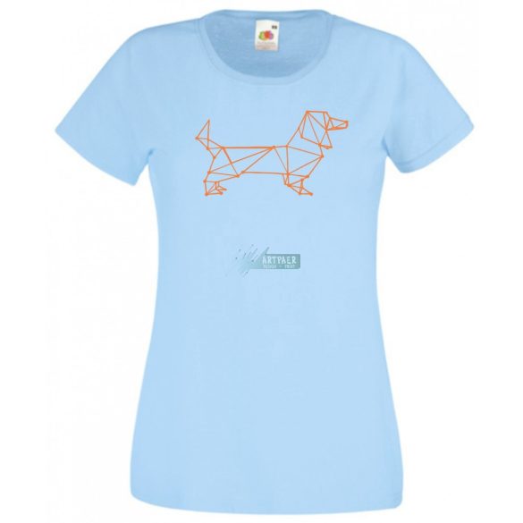 Tacskó minimal, tacsi csillagkép női rövid ujjú póló