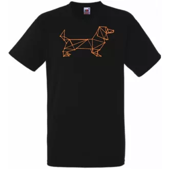   Kedvencünk - a tacskó, tacsi, dachshund csillagkép férfi rövid ujjú póló